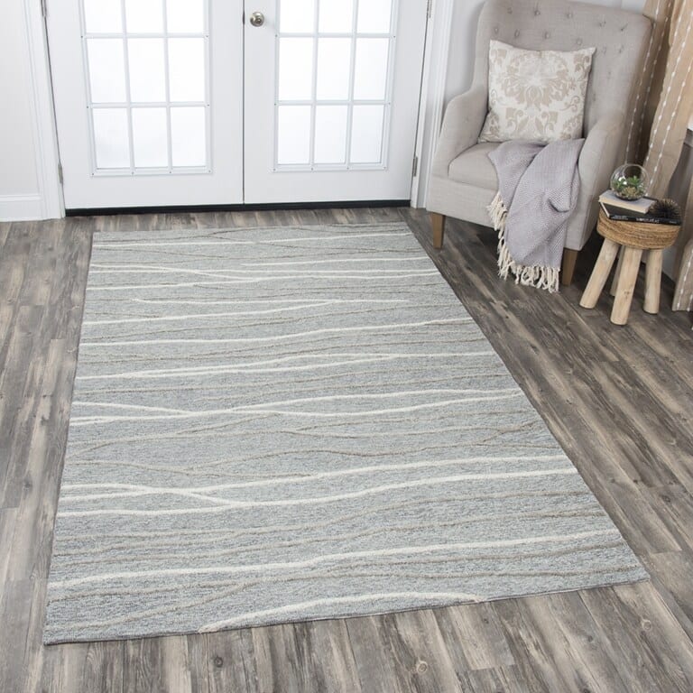 Alora Decor Geneva Lines Hand-tufted Wool Rug