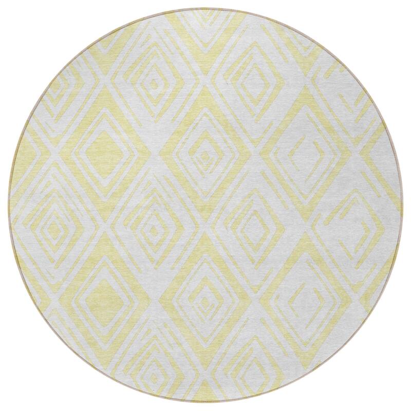 HomeRoots Geometric Transitional Rectangle Outdoor Rug