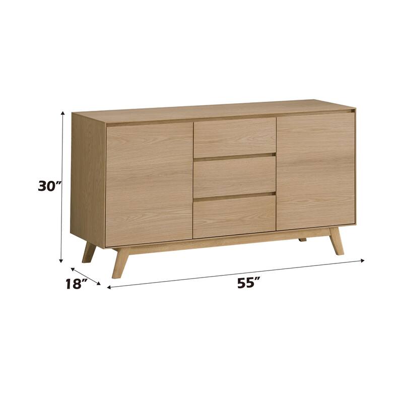 Kasem Oak Finish Server - Oak