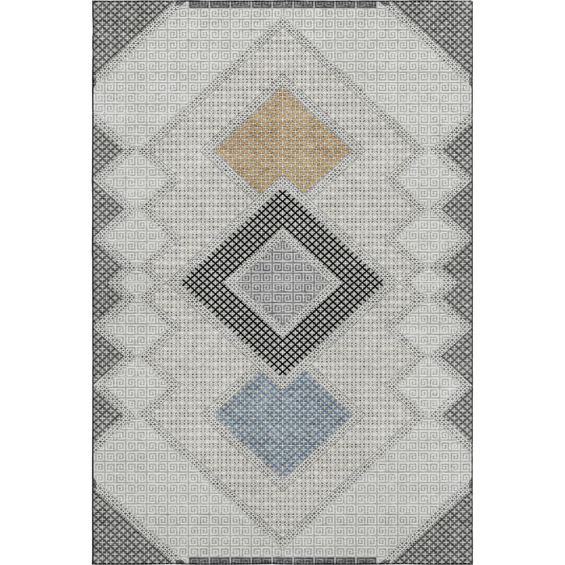 Premium Washable Super Soft Modern Global Mayfield Rug