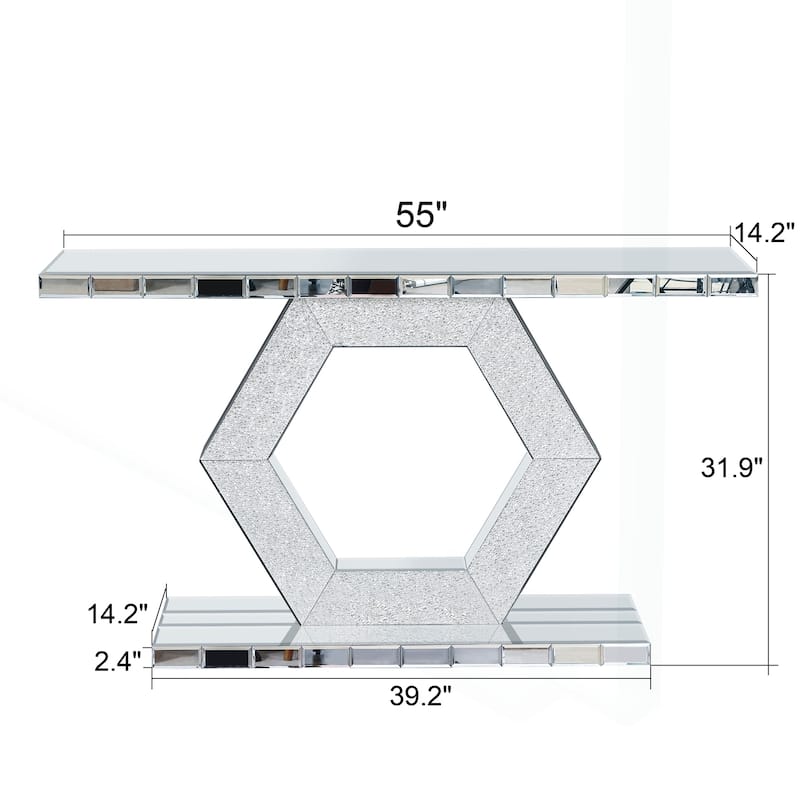 Luxurious Sparkling Console Table with Innovative Design for Stylish Homes