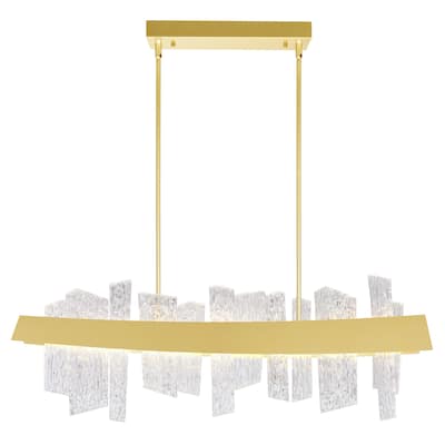 Guadiana 39 in LED Satin Gold Chandelier - Satin Gold