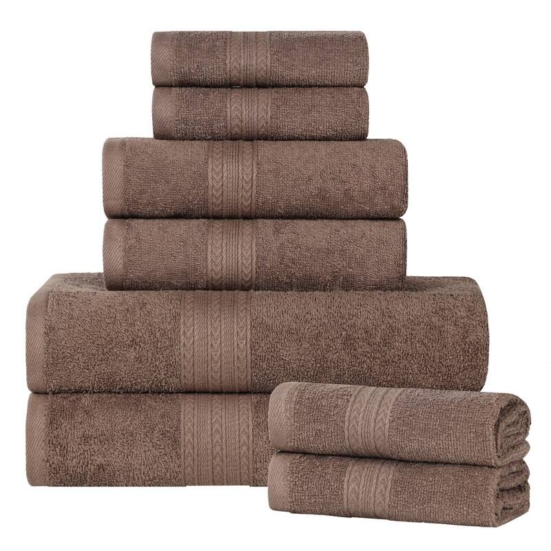 Superior Eco-Friendly Cotton 8-Piece Towel Set