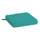 preview thumbnail 39 of 89, Arden Selections ProFoam Outdoor Dining Chair Seat Cushion 20-inch - Light Blue