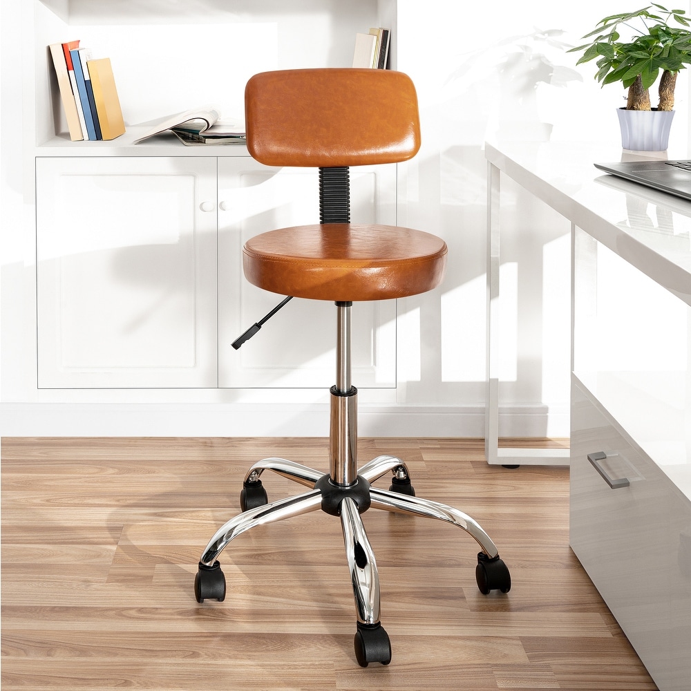 Leather sales drafting chair