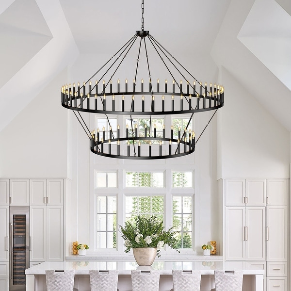 Extra Large Wagon Wheel Chandelier High Ceiling Farmhouse Chandeliers On Sale Bed Bath Beyond 40731623