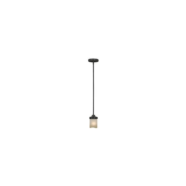 Vaxcel Lighting P0134 Halifax 1-Light Single Pendant - Black Walnut - n/a