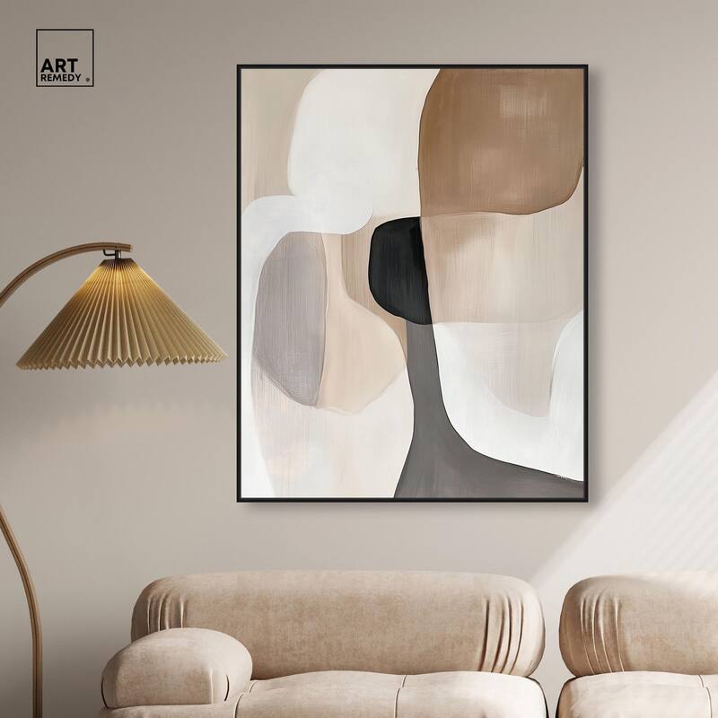 Curvilinear Composition II Canvas by Art Remedy