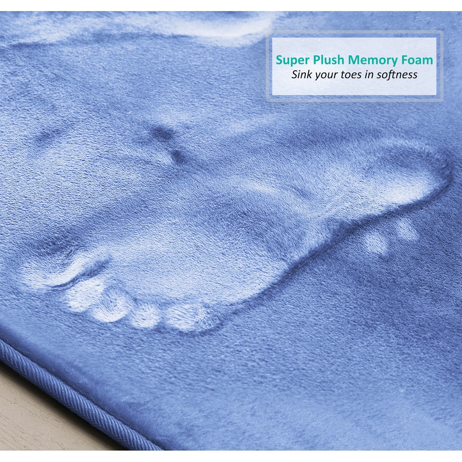 Clara Clark Memory Foam Bath Rug with Non-Slip Backing & Reviews