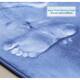 Clara Clark Ultra Soft Plush Bathroom Rug - Non-Slip, Velvet, Memory Foam Bath Mat - Set of 2