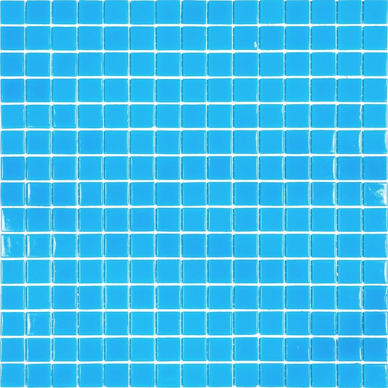 Apollo tile 12" x 12" Dune Glossy Pacific Blue Glass Tile (20 sq ft/case) - 20 Pack