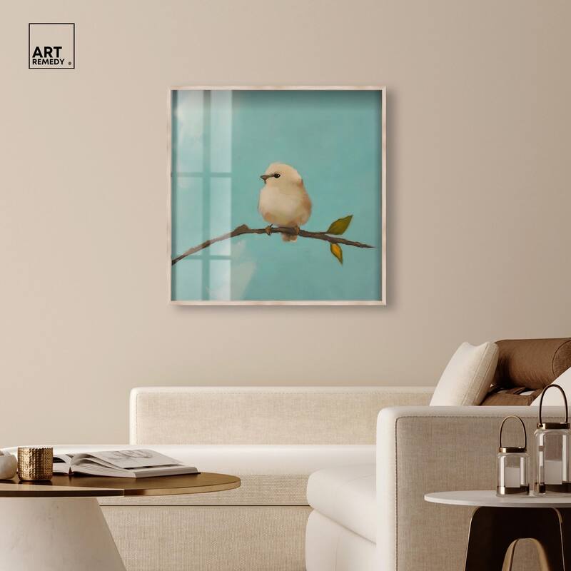 Azure Avian Shadowbox by Art Remedy