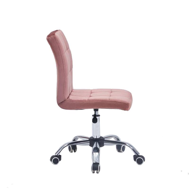 Porthos Home Palina Home Office Desk Chair, Velvet, Roller Wheels