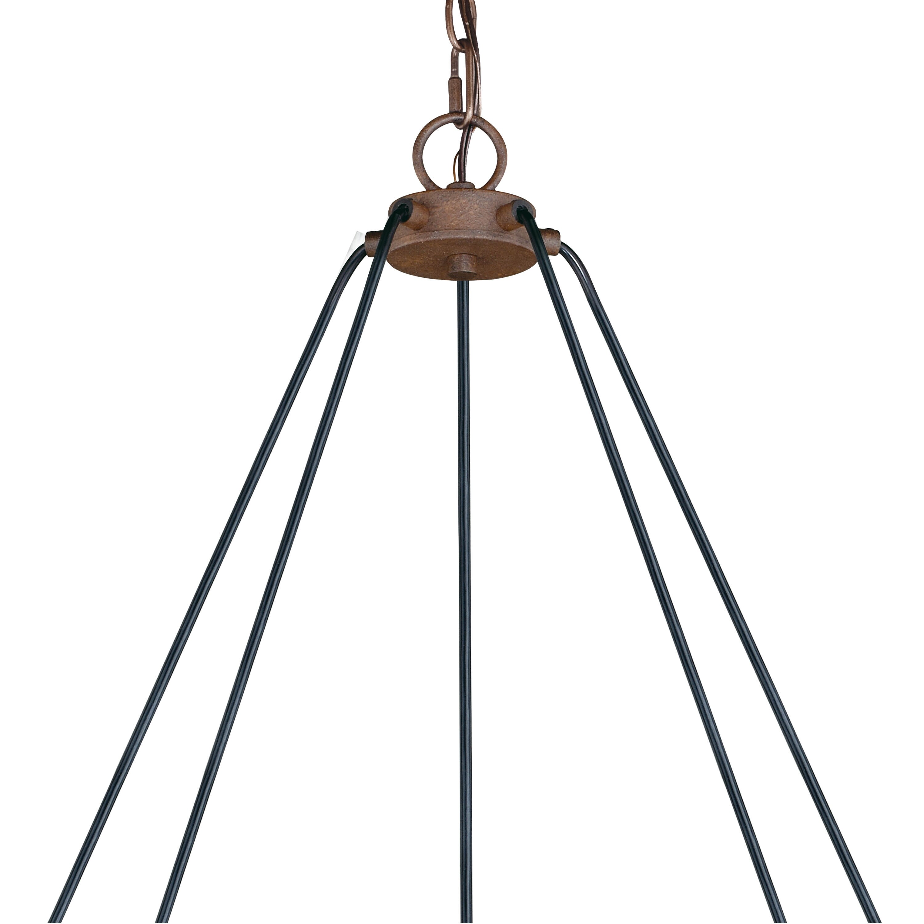 Shop Carbon Loft Visage 5 Light Rustic Bronze Chandelier With Jar
