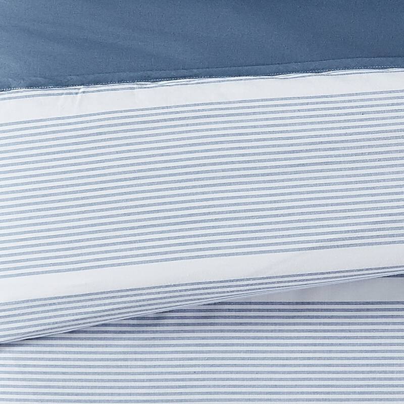 Brooklyn Loom Niari Yarn Dye Stripe 3 Piece Comforter Set