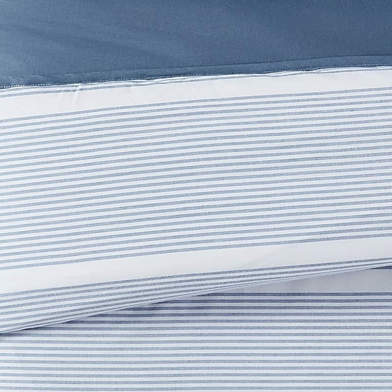 Brooklyn Loom Niari Yarn Dye Stripe 3 Piece Duvet Cover Set
