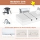preview thumbnail 23 of 25, Babyjoy Baby Bed Side Crib Portable Adjustable Infant Travel Sleeper - See Details