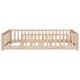 preview thumbnail 10 of 55, Floor Platform Bed with Fence without Door