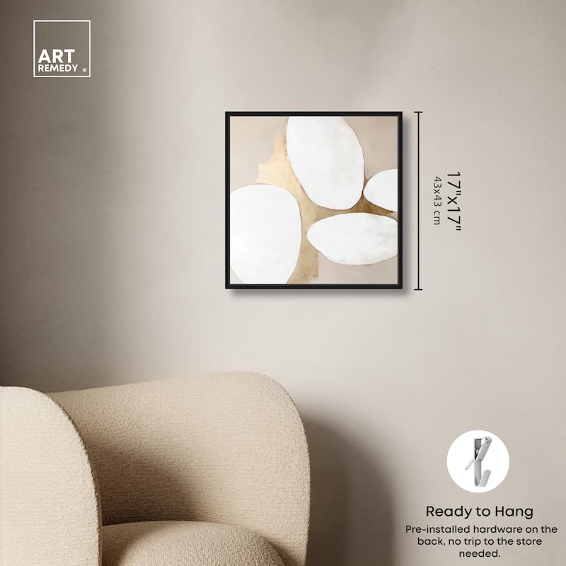 Stacked Stones III Canvas by Art Remedy