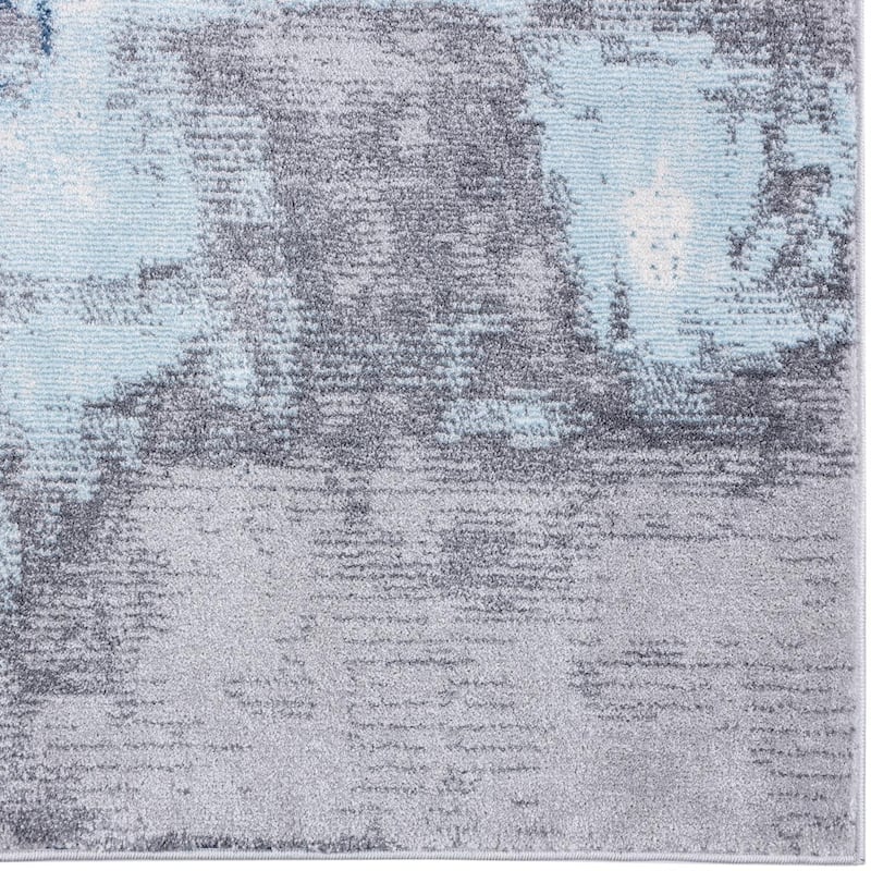 Luxe Weavers Distressed Abstract Area Rug