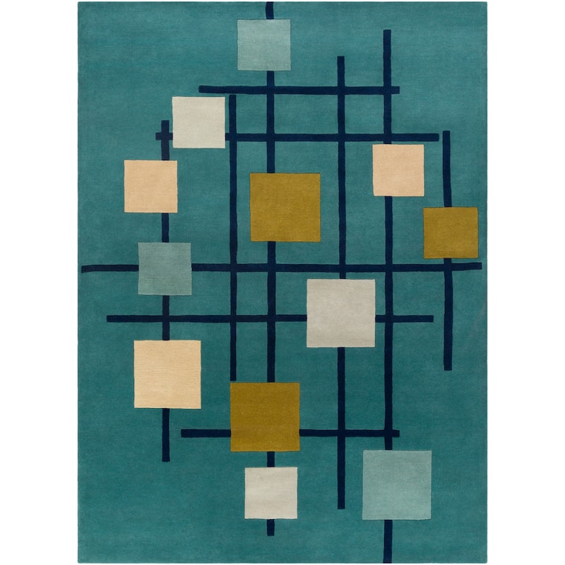 Livabliss Mid-Century Modern Forum Abstract Area Rug