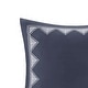 preview thumbnail 11 of 11, INK+IVY Isla Cotton Embroidered Euro Sham