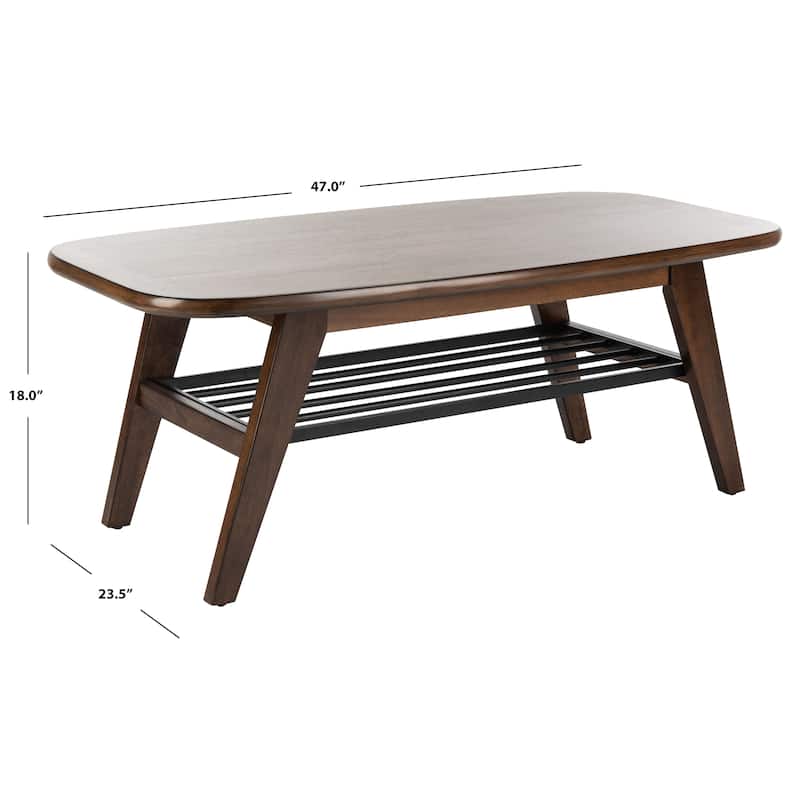 SAFAVIEH Ether 2-Tier Coffee Table - 47" W x 23.5" D x 18" H - 47Wx24Dx18H