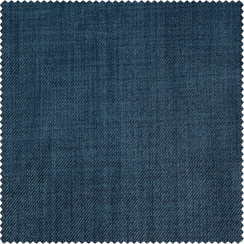 Exclusive Fabrics Vienna Basic Solid Linen Curtains (2 Panel) Blackout Curtains For Bedroom & Living Room Curtains