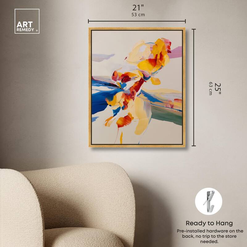 Flippant Bloom III Canvas by Art Remedy