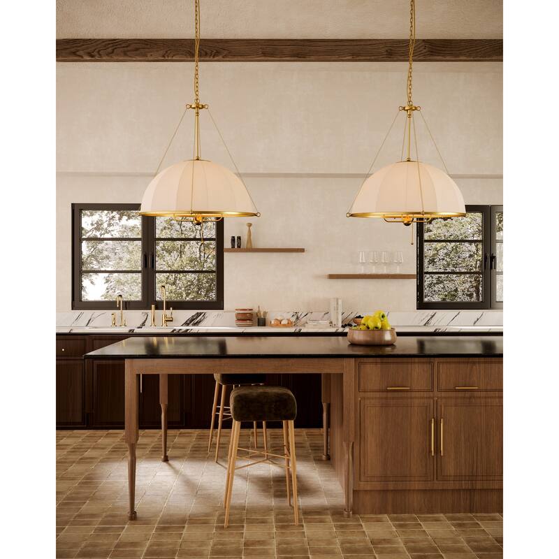 Alora Lighting CH661433 Crosby 4 Light 33" Wide Pendant