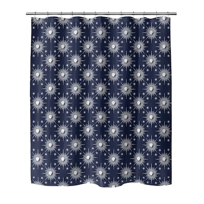 MY MOON AND STARS NAVY PILLOW Shower Curtain By Kavka Designs