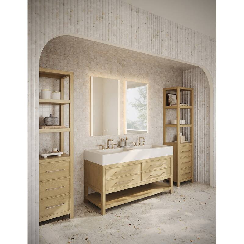 Robern AR3630D4FP2LE AiO Reserve 35-1/4" x 30" Lighted Frameless