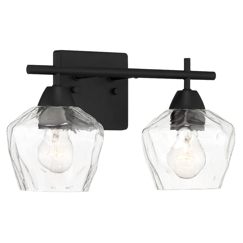 Minka Lavery Camrin 2 Light 14" Wide Bathroom Vanity Light - Coal
