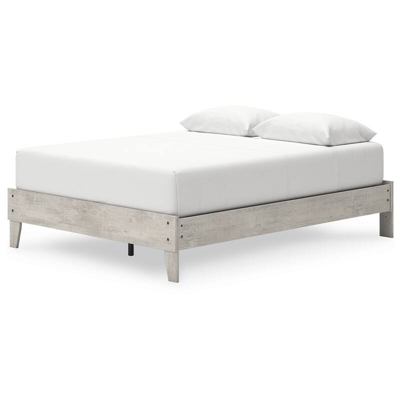 Signature Design by Ashley Shawburn White Platform Bed