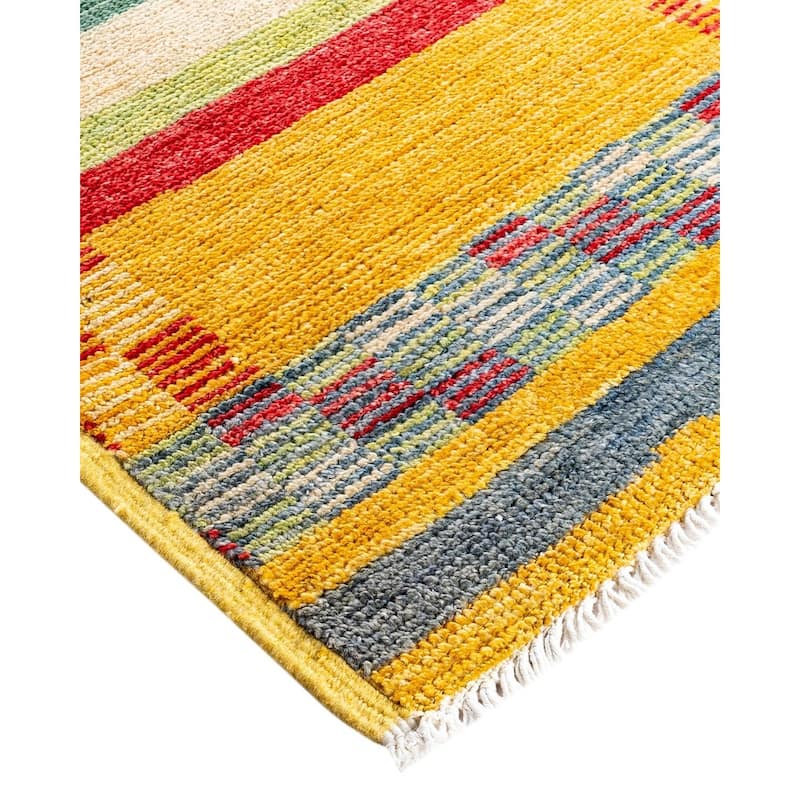 Contemporary Overdyed Wool Hand Knotted Area Rug - 8' 2" x 10' 1"