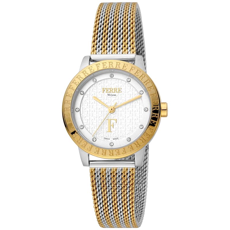 Ferre Milano Women's Classic White Dial Watch - FM1L174M0071 - 6 (36)