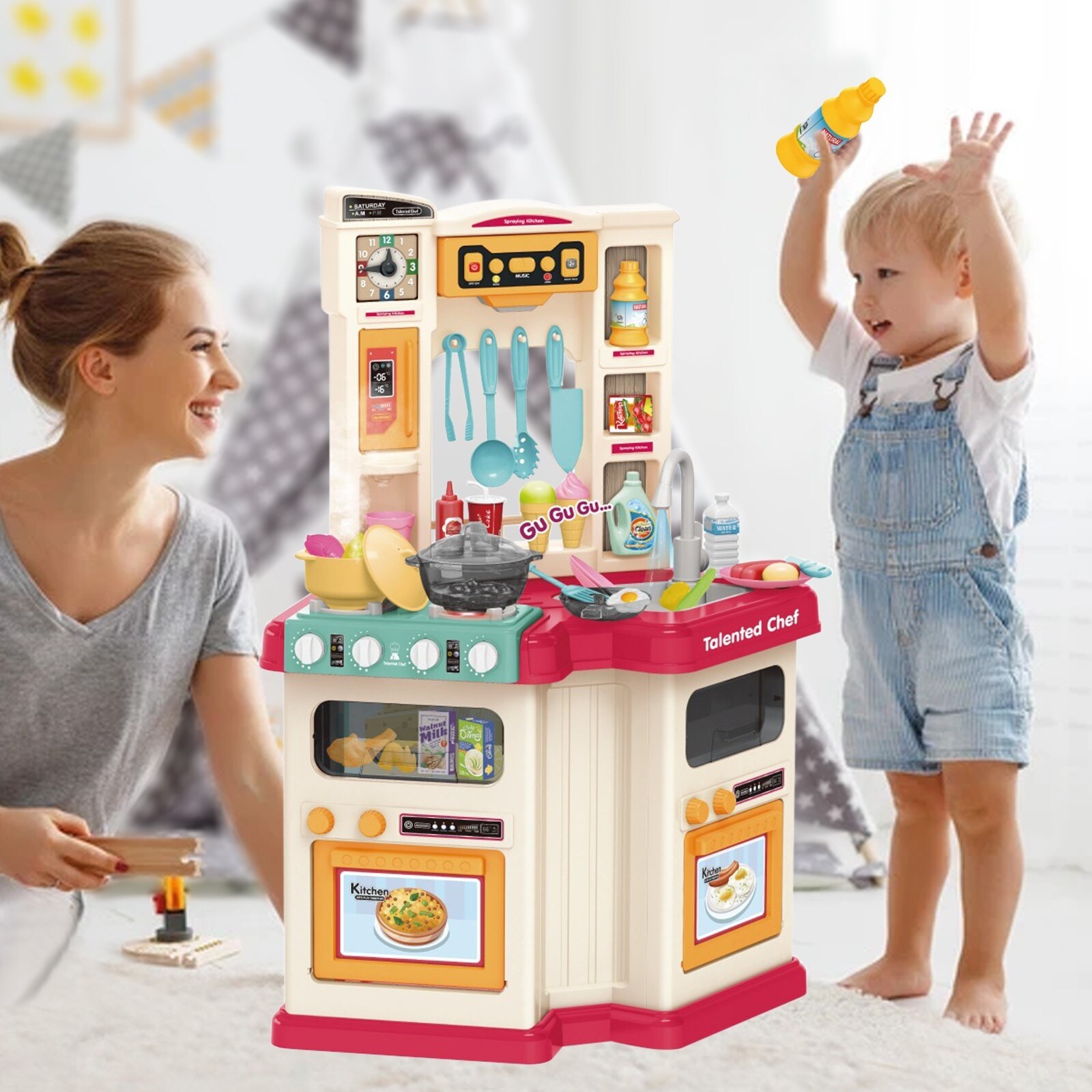 Small kitchen play set sale