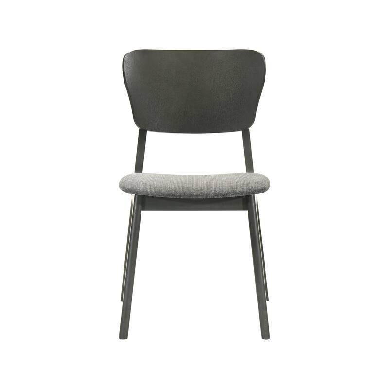Kalia Mid-Century Modern Upholstered Wood Dining Chairs - Set of 2/4/6