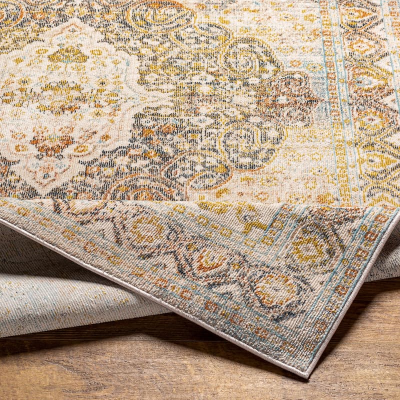 Livabliss Angelo Traditional Medallion Area Rug
