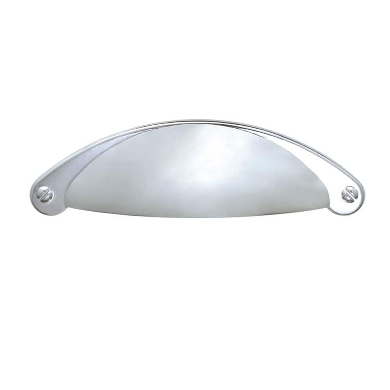 Utopia Alley Elgin Bin Pull Handle - Decorative Cabinet Drop Pull Handles, Polished Chrome 2.5" Center to Center - 10 pack - Polished Chrome