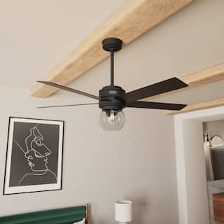 Hunter 52" Xidane Ceiling Fan with LED Light Kit and Handheld Remote, Modern Transitional - Exclusive SureSpeed!