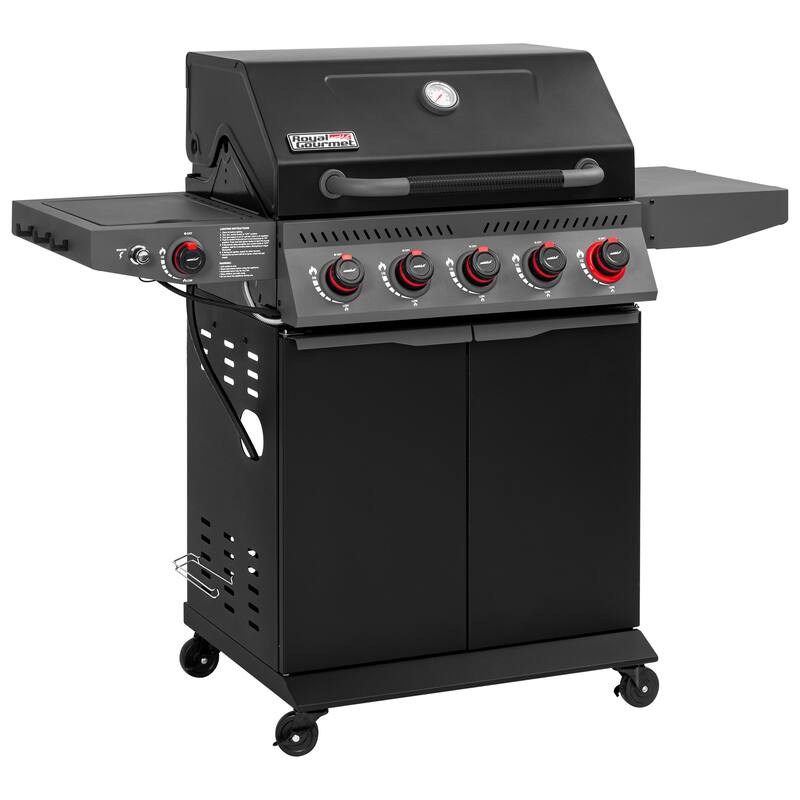Royal Gourmet 5-Burner Gas Grill with Sear & Side Burner