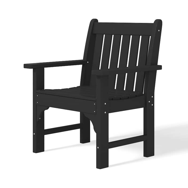 Polytrends Laguna HDPE Outdoor Dining Garden Arm Chair