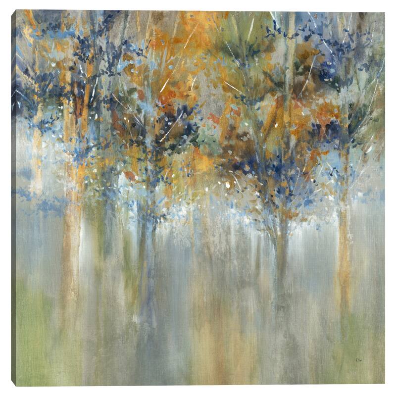 Rustic Leaves by K. Nari Canvas Art Print