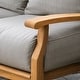 preview thumbnail 8 of 17, Cambridge Casual Leon Teak Outdoor Deep Seating Sofa