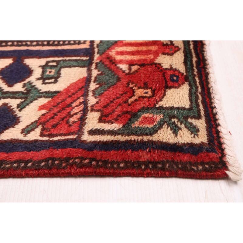 ECARPETGALLERY Hand-knotted Anadol Red Wool Rug - 4'1 x 7'3