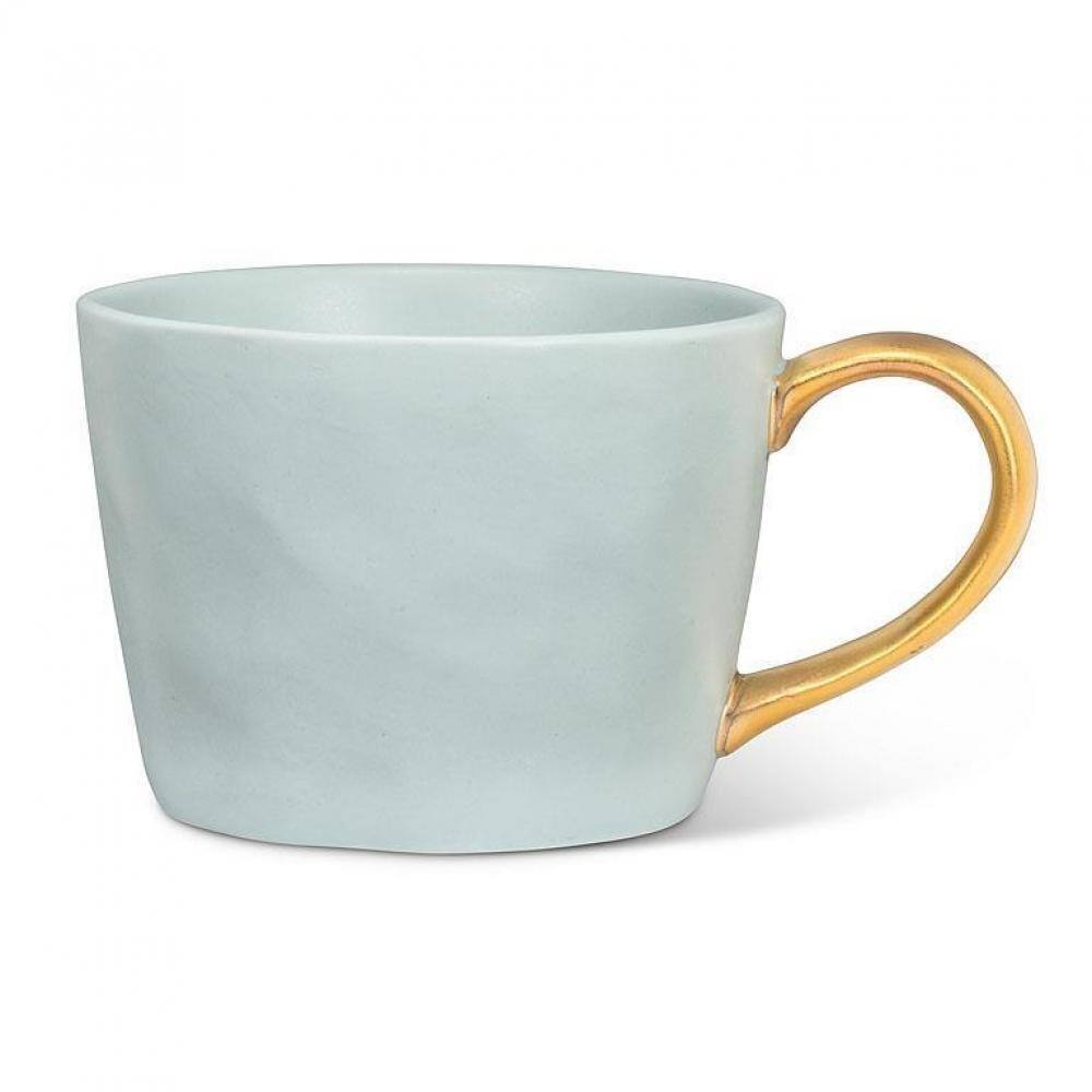 Matte Mint Green With Gold Handle Tea Cup Bed Bath & Beyond 39313948
