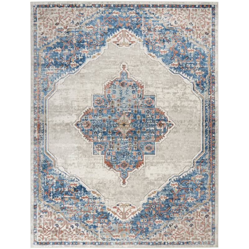 Nourison Concerto Vintage Persian Center Medallion Area Rug