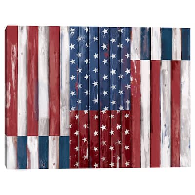 Stars & Stripes by Studio Arts Canvas Art Print