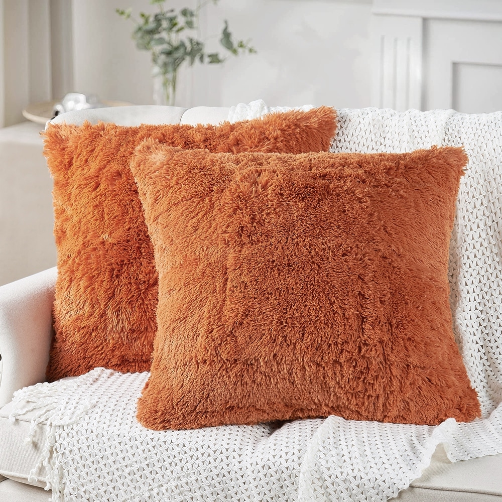 26 x 26 faux fur pillows shop
